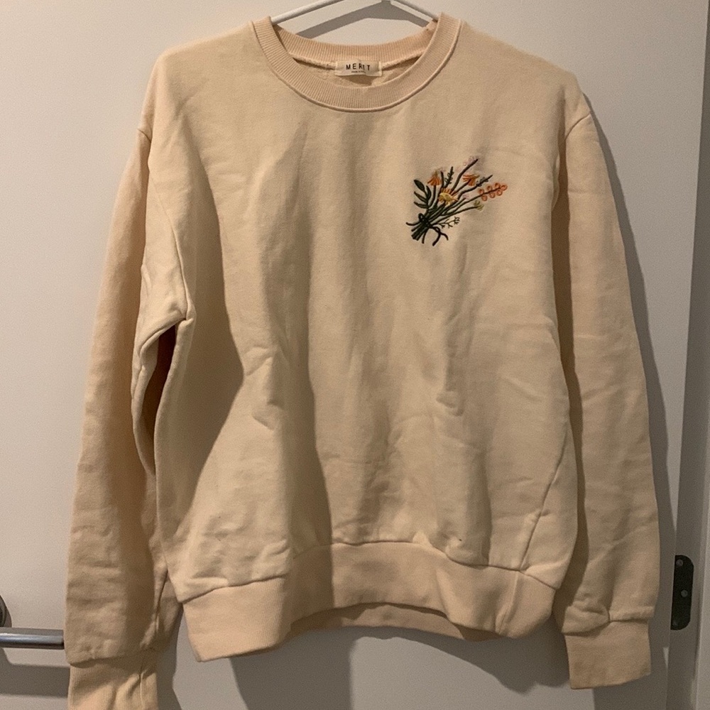 Small off-white embroidered sweatshirt